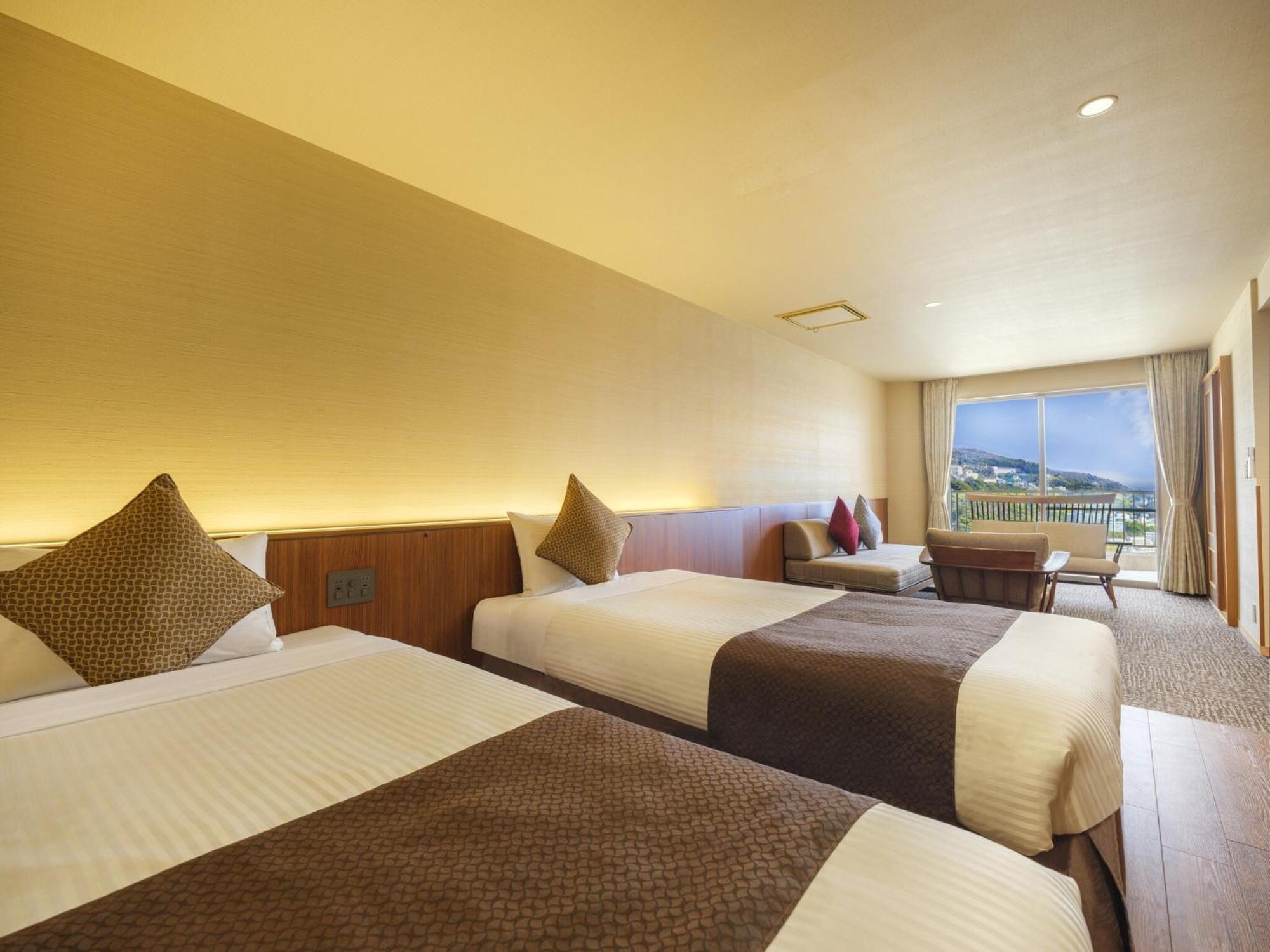 Kamenoi Hotel Atami Bagian luar foto